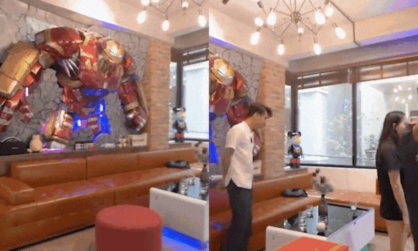 Tầng 2 là không gian rộng được thiết kế theo phong cách hiện đại, tràn ngập ánh sáng tự nhiên. Ảnh: Chụp màn hình