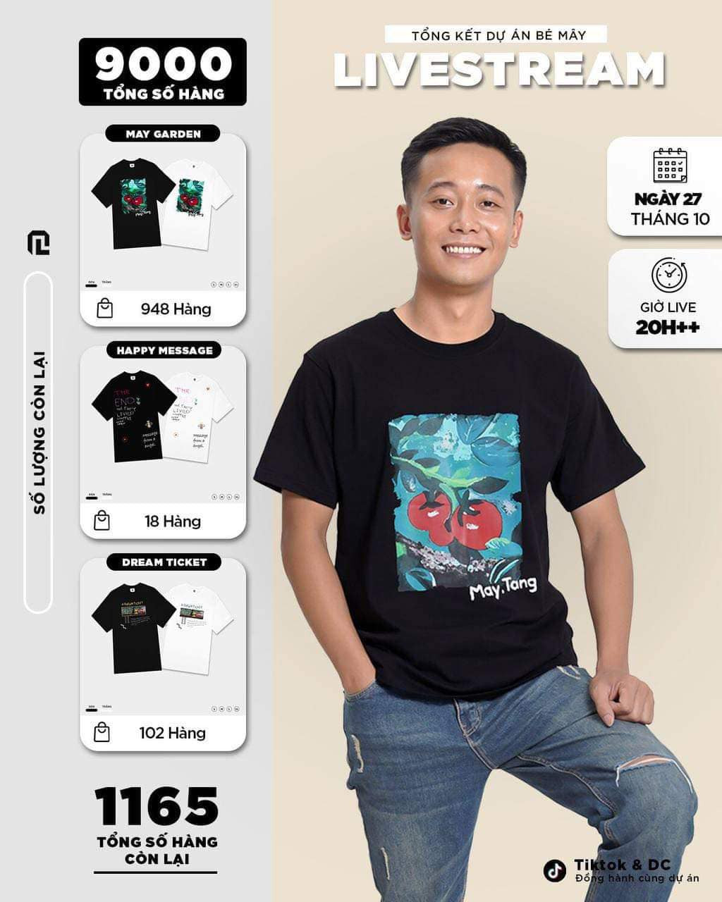 Bên cạnh đó, Quang Linh còn mở shop quần áo trên các sàn thương mại điện tử có tên “Quang Linh Store” và hiện đang sở hữu 3 nhà phân phối tại 3 nước lớn bao gồm Nhật Bản, Hàn Quốc và Đài Loan. Ảnh: Facebook