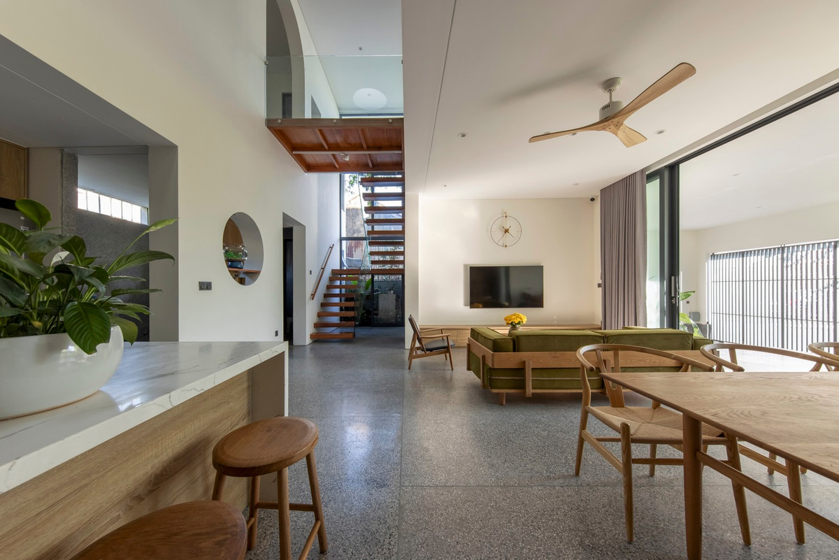 Các khoảng mở giúp luân chuyển không khí từ hướng tốt, tạo ra đối lưu không khí tốt hơn.