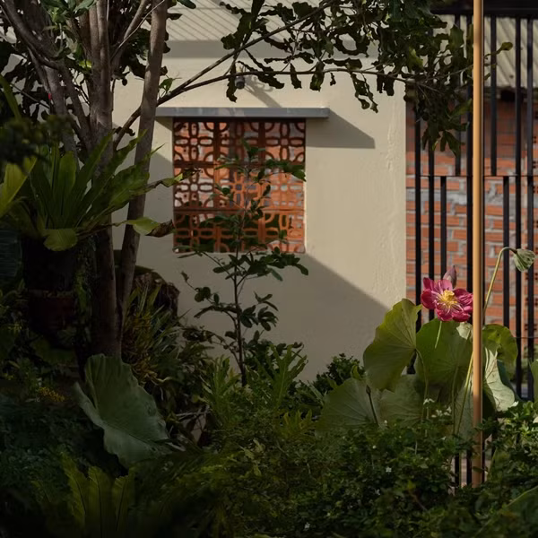 Không gian cây xanh được bố trí thành từng cụm như những khu vườn nhỏ vừa tạo được cảnh quan để thư giãn đồng thời đảm bảo được vấn đề thông gió và chiếu sáng tự nhiên. Ảnh: Quang Trần