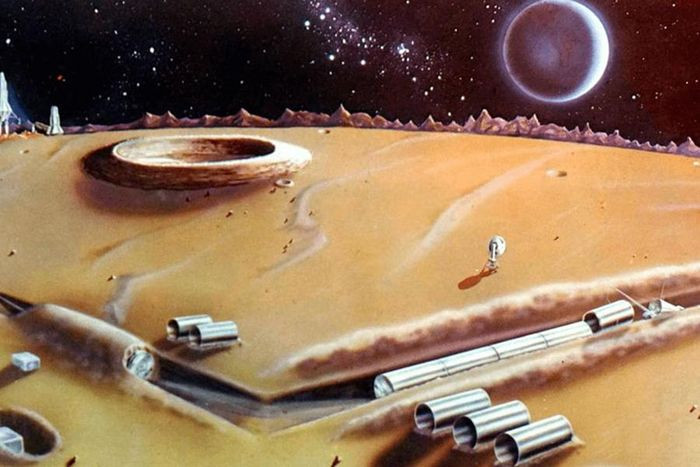 Các tiền đồn, dự kiến sẽ đi vào hoạt động vào năm 1966, sẽ cần 147 tàu con thoi để vận chuyển tất cả các vật liệu cần thiết và sẽ do 16 lính Mỹ điều khiển. Nhưng Tổng thống Dwight D. Eisenhower nhanh chóng dừng dự án