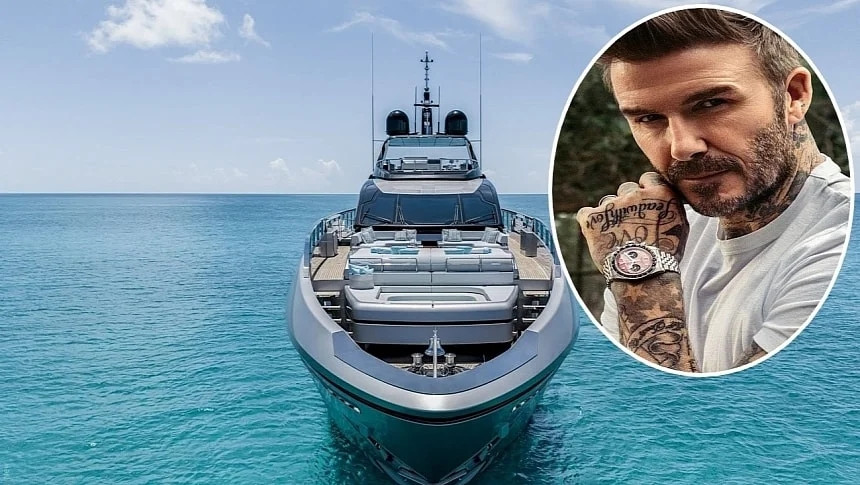 Theo Autoevolution, David Beckham đã "nâng cấp" du thuyền Riva Argo 90 dài 28,4 m giá 6,6 triệu USD (khoảng 150 tỷ đồng) của mình lên siêu du thuyền Riva 130 Bellissima.