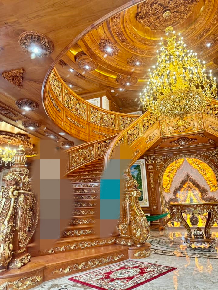 Thiết kế cầu thang lấy cảm hứng từ cầu thang tại căn nhà xuất hiện trong bộ phim "Cô dâu 8 tuổi".