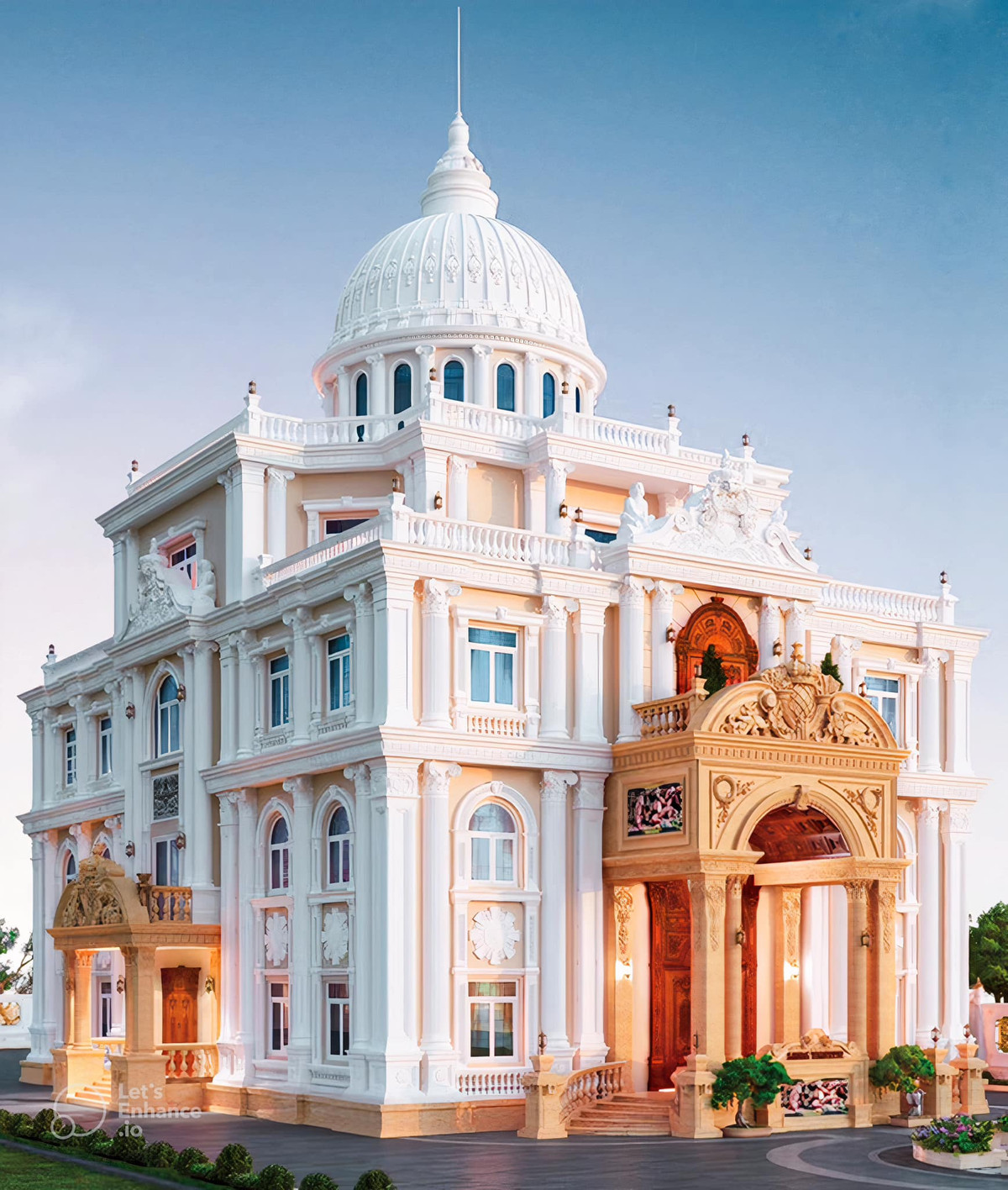 Thời điểm đó, dư luận đồn đoán vợ chồng đại gia bỏ ra số tiền tới 150 tỷ đồng để có được dinh thự song họ chưa một lần lên tiếng về chi phí xây dựng, hoàn thành dinh thự bậc nhất miền Tây.