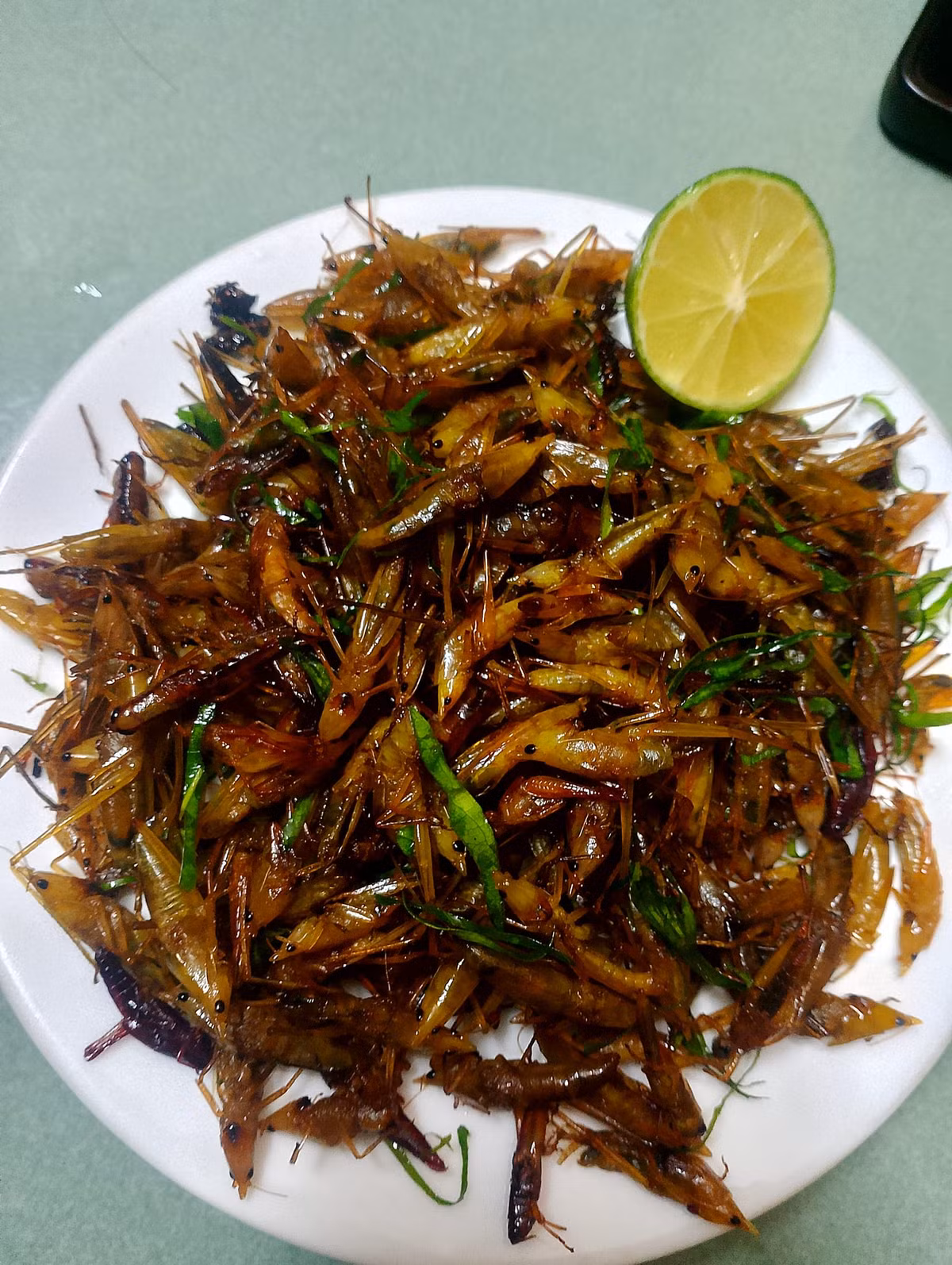 Muồm muỗm ngon nhất là chiên với sả và lá chanh. Nguồn ảnh: Facebook