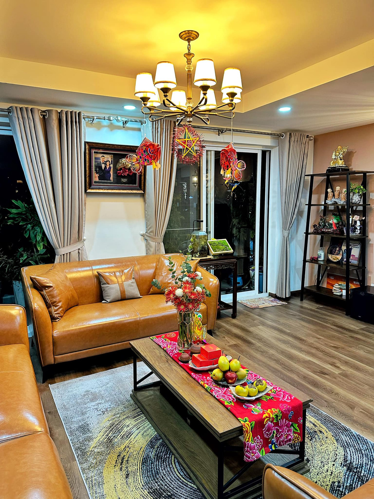 Mới đây, Nguyên Khang chia sẻ loạt ảnh trang trí nhà đón Tết trung thu. Ảnh: FB Nguyên Khang