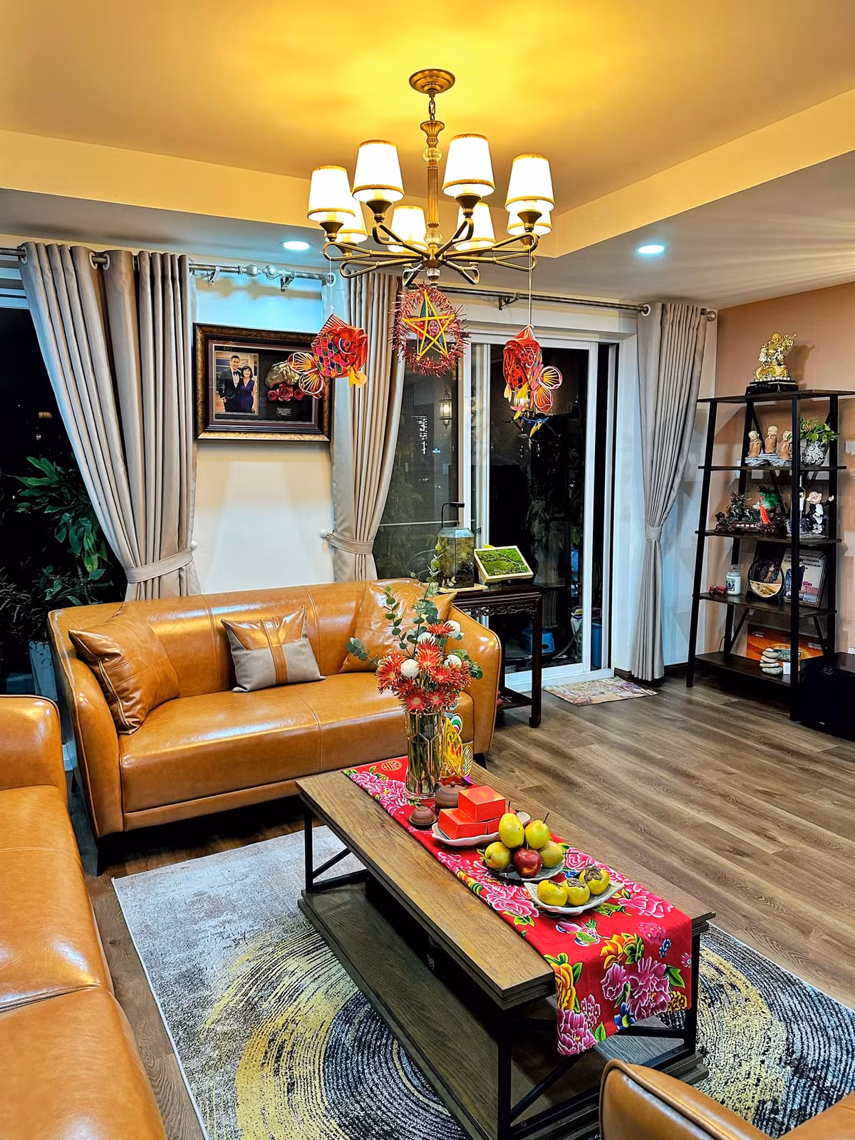 Mới đây, Nguyên Khang chia sẻ loạt ảnh trang trí nhà đón Tết trung thu. Ảnh: FB Nguyên Khang