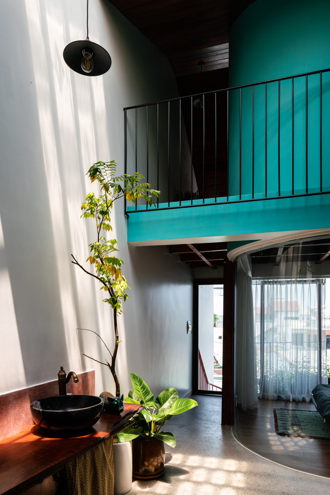 Các yếu tố thiên nhiên được thêm vào để đảm bảo việc ngắm cây, nghe tiếng chim hót, ngắm ánh nắng và cảm giác mát mẻ mỗi sáng.