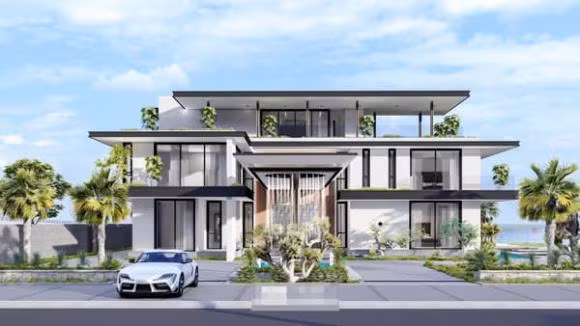 Dù không tiết lộ song nhiều người đoán để thiết kế hoàn thiện biệt thự này không dưới 10 tỷ đồng.