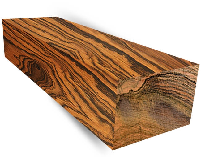 Nhờ sự tương phản giống như ngựa vằn và hình dáng đậm nét, gỗ Bocote được nhiều người ưa chuộng để sản xuất đồ nội thất và sàn nhà. Ảnh: Getty