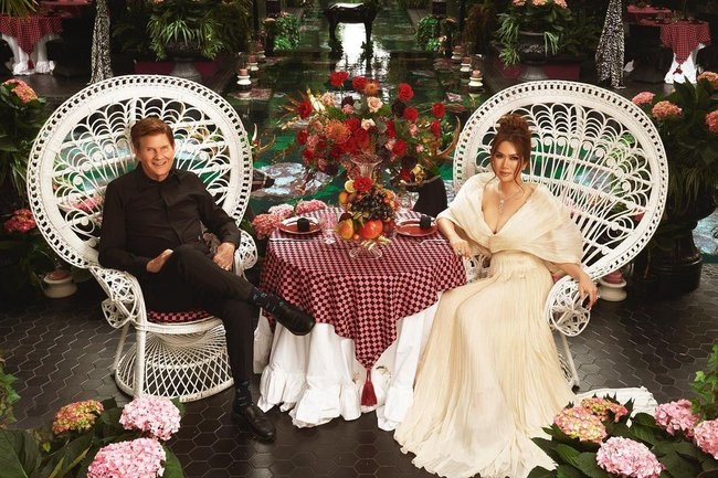 Căn biệt thự cũng là nơi Mimi Morris thường xuyên đầu tư trang trí vào các dịp lễ hội hay tổ chức những sự kiện đặc biệt. Ảnh: Instagram @mimi_morris_