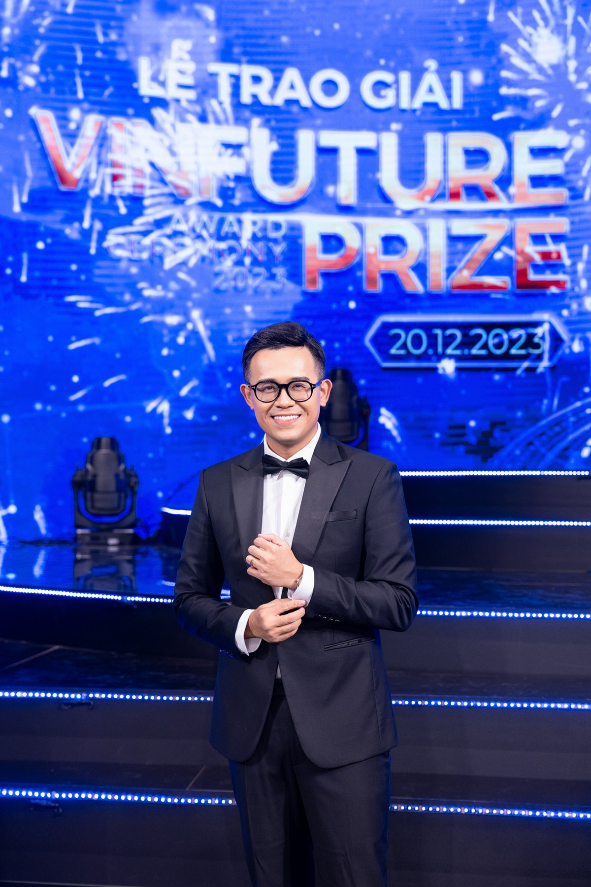 MC Đức Bảo là gương mặt quen thuộc với khán giả trên sóng VTV qua các chương trình như Chúng tôi là chiến sĩ, Cà phê sáng với VTV3, VietNam Idol..