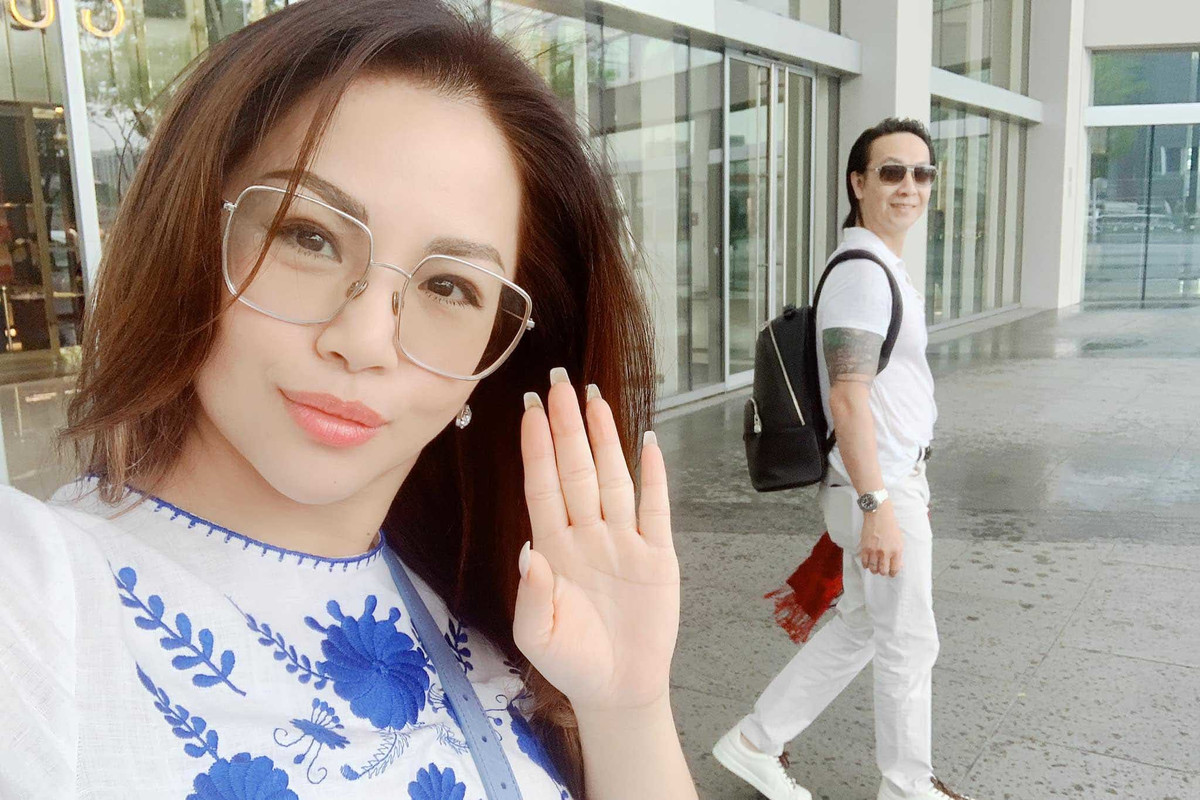 Những lúc rảnh rỗi, Minh Tuyết - Diệp Nghi Keith thường xuyên đi du lịch để tận hưởng cuộc sống. Ảnh; FBNV