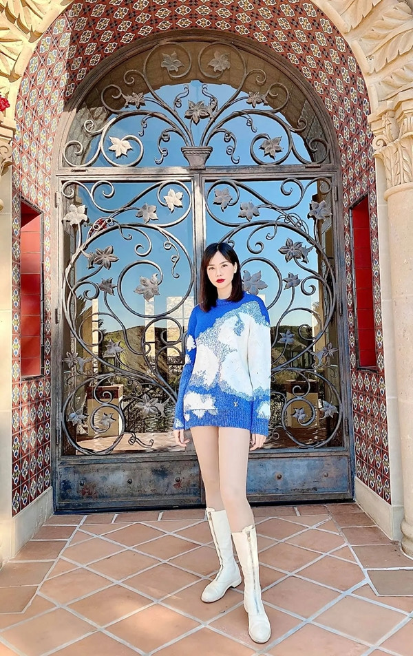 Biệt thự của Đào Lan Phương rộng lớn, mang phong cách kiến trúc châu Âu, ước tính trị giá hàng triệu USD.