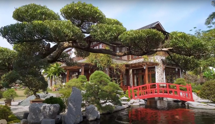 Mỗi cây cảnh trong khu vườn đều gắn liền với một câu chuyện riêng. Ảnh chụp màn hình NhaTo