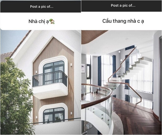 Biệt thự của Á hậu Tú Anh nổi bật với gam màu trắng chủ đạo, hòa quyện cùng sắc xanh tươi mát của cây cối xung quanh. Ảnh: FBNV