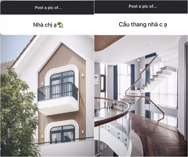 Biệt thự của Á hậu Tú Anh nổi bật với gam màu trắng chủ đạo, hòa quyện cùng sắc xanh tươi mát của cây cối xung quanh. Ảnh: FBNV