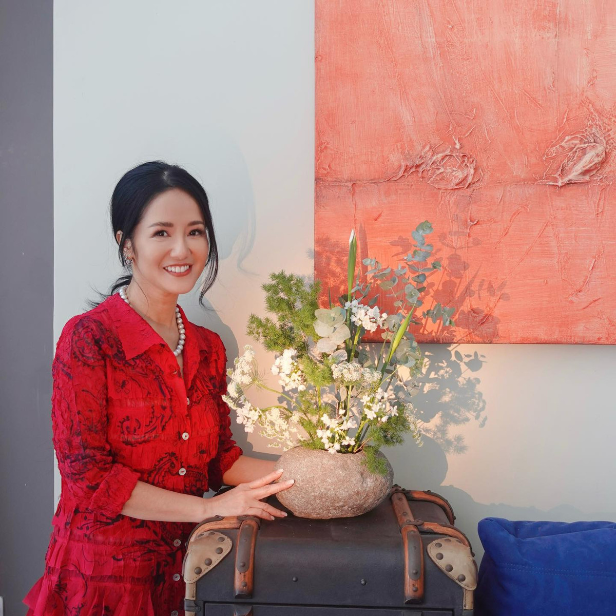 Được biết, diva Hồng Nhung đang sống trong căn penthouse rộng 450m2 thuộc một chung cư cao cấp tại Thảo Điền (TP Thủ Đức). Ảnh: FBNV