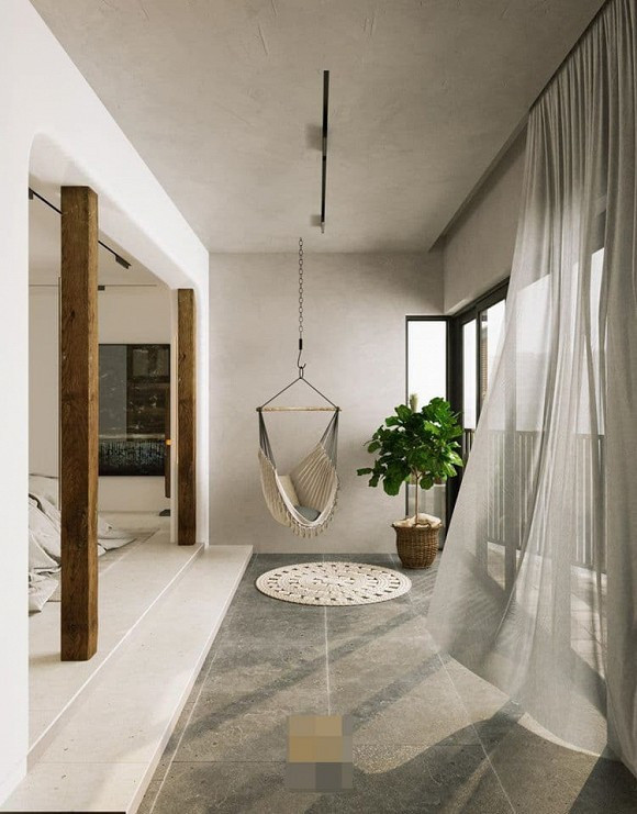 Một góc khác trong căn nhà của vợ chồng ca nương Kiều Anh. Ảnh: House n Home