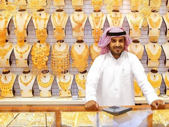 Ứớc tính, có khoảng 10 tấn vàng ở trong chợ. Ảnh: Getty