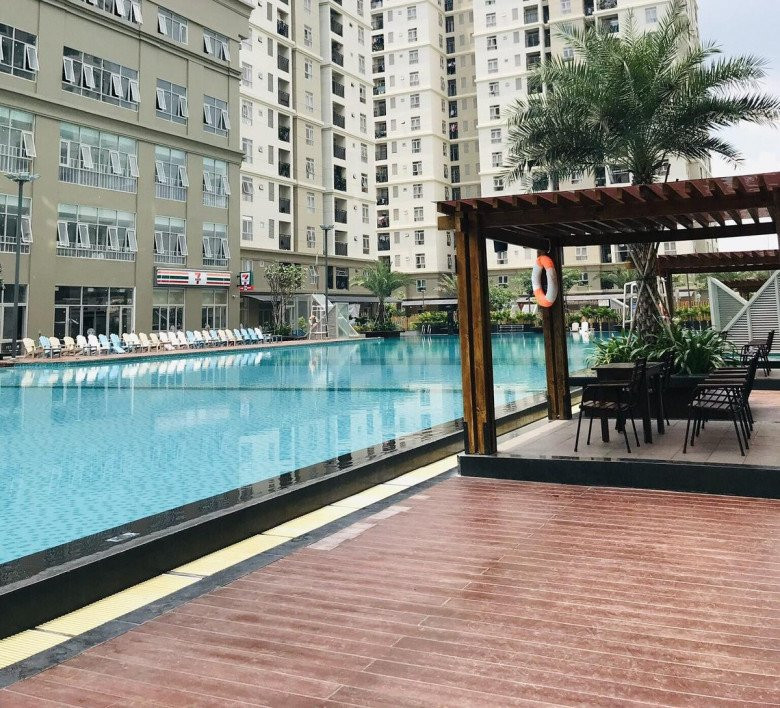 Thời điểm đó, căn hộ còn đang trong quá trình thi công, đến năm 2017, Ánh Viên chính thức được bàn giao. Ảnh: Saostar