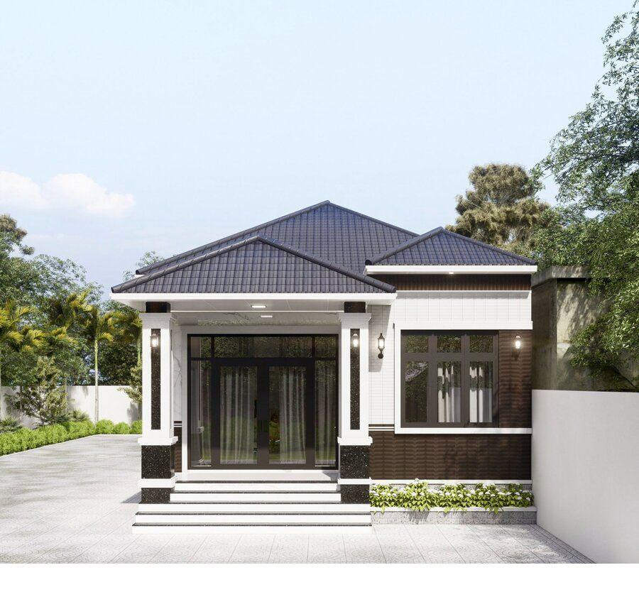 Nhà cấp 4 mái Nhật có chi phí thi công không quá lớn và yêu cầu kỹ thuật không quá phức tạp, qua đó giúp tối ưu chi phí cho gia đình. Ảnh: Duraflex