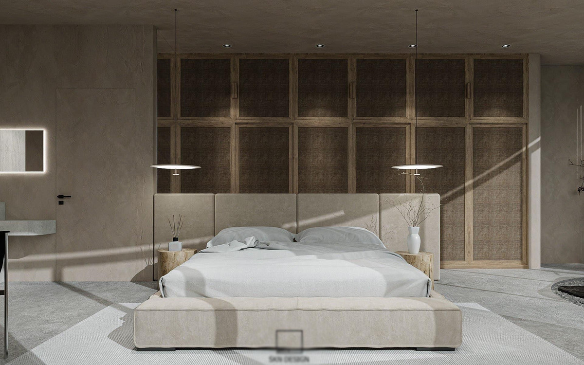 Thiết kế tối giản mang lại vẻ đẹp hiện đại, thanh thoát cho tổng thể ngôi nhà.