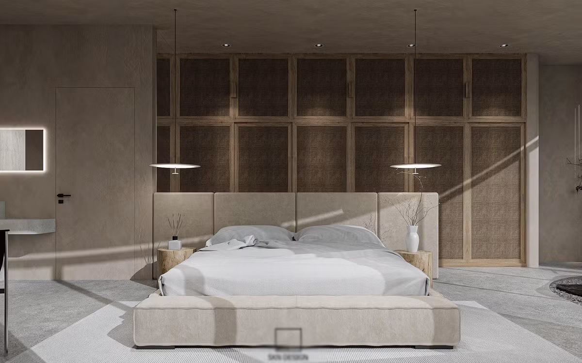 Thiết kế tối giản mang lại vẻ đẹp hiện đại, thanh thoát cho tổng thể ngôi nhà.