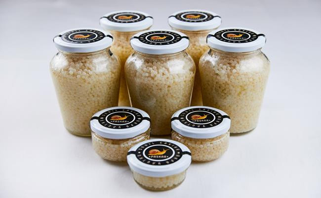 Giá của trứng ốc sên Pháp không hề rẻ, chỉ riêng hộp 30g đã có giá 63 USD (1,4 triệu đồng).