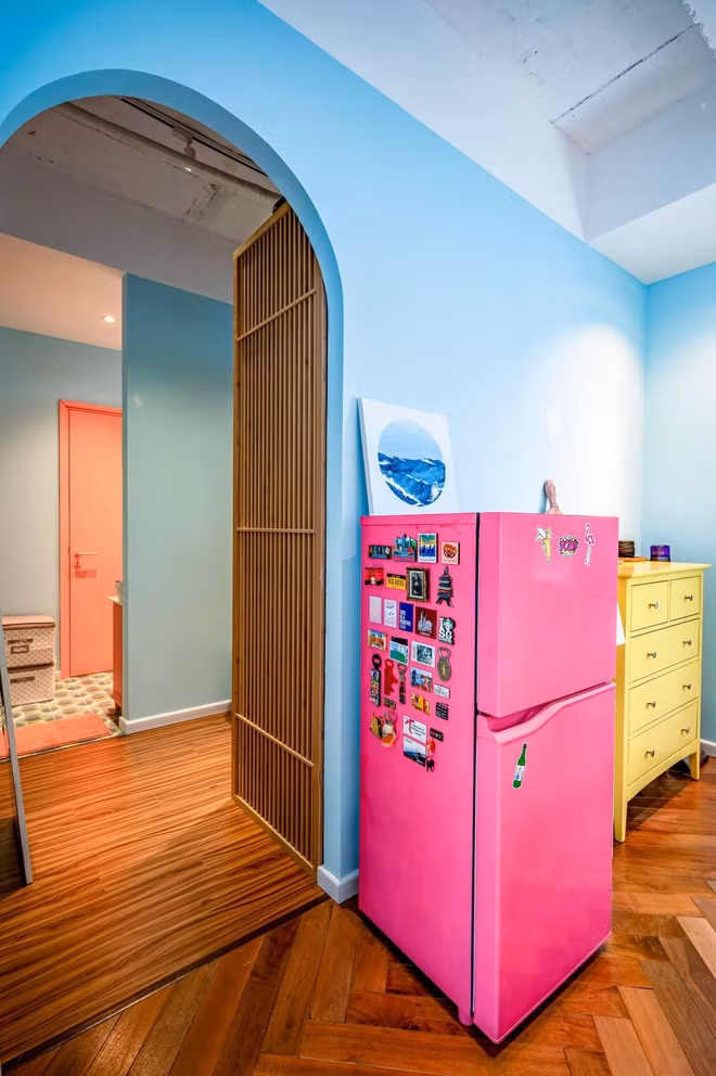 Đây là cách mở rộng không gian đối với những căn nhà có diện tích khiêm tốn.