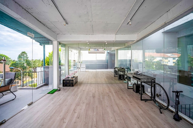 Sân thượng rất rộng. Nguồn ảnh: FBNV