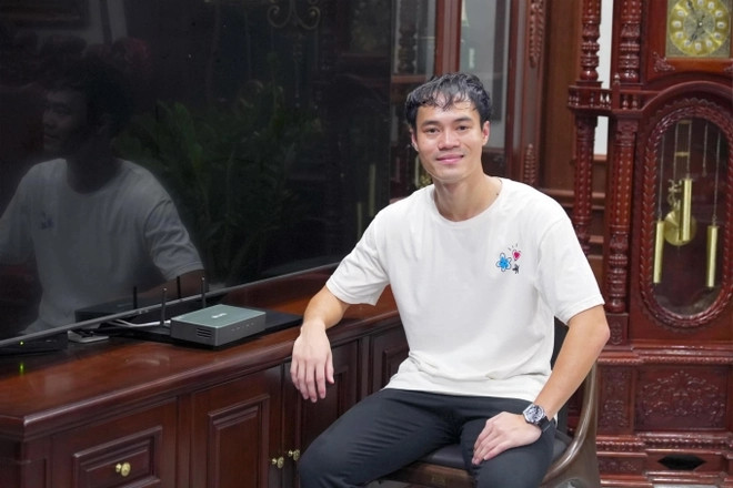 Đây là tổ ấm Văn Toàn cùng người thân quây quần mỗi khi về nhà.