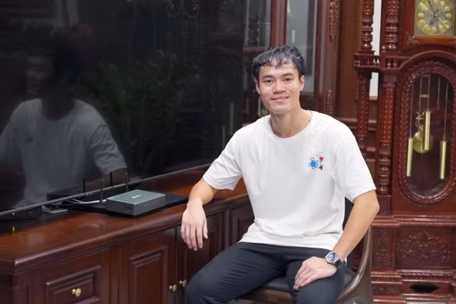 Đây là tổ ấm Văn Toàn cùng người thân quây quần mỗi khi về nhà.