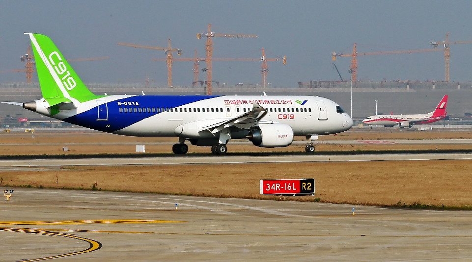 Theo thông tin từ Comac, đến cuối năm 2023, hãng đã đã nhận khoảng 1.000 đơn đặt hàng C919. Phần lớn các đơn đặt hàng này đến từ các hãng bay Trung Quốc. Ảnh: Chinaplus