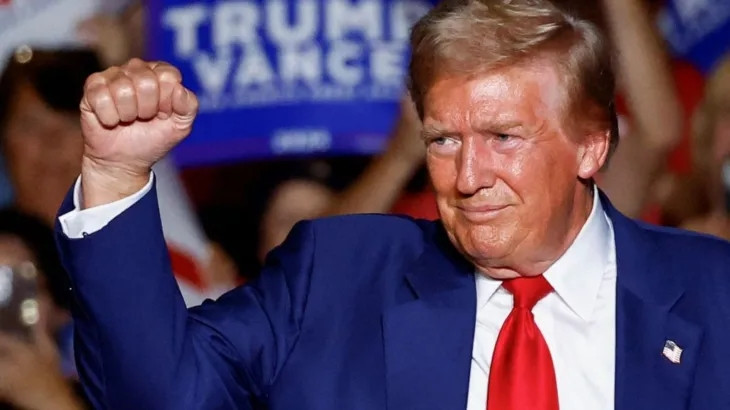 Trước đó, tài sản của ông Donald Trump ghi nhận mức sụt giảm mạnh ngay sau cuộc tranh luận với bà Kamala Harris vào ngày 10/9. Ảnh: Al Jazeera