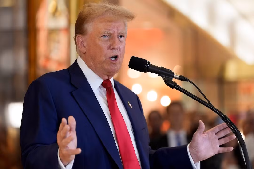 Trước đó, vào giữa tháng 7, ông Trump sở hữu khối tài sản trị giá 6,5 tỷ USD và đứng thứ 450 trong danh sách tỷ phú toàn cầu theo Forbes. Ảnh: CNBC