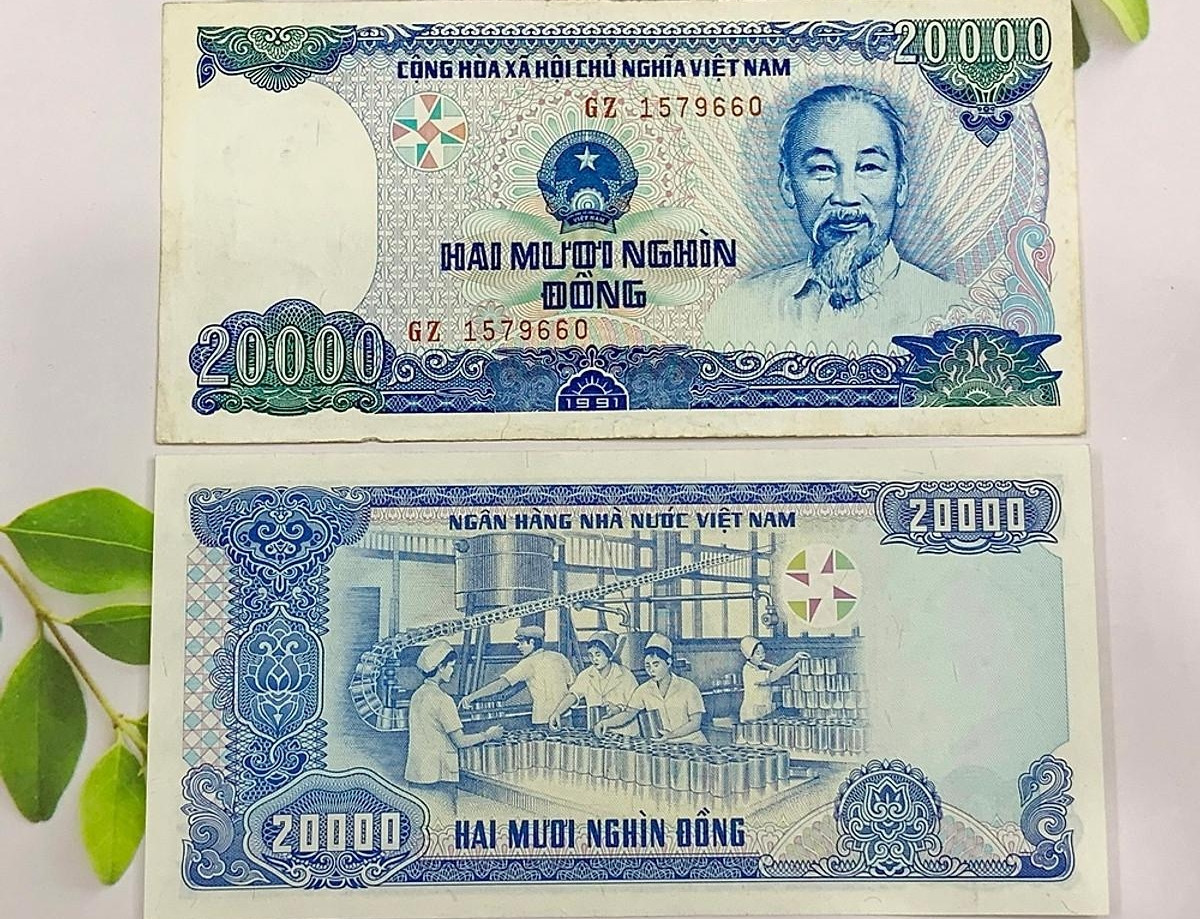 Trước đó, đồng tiền 20.000 cotton được phát hành vào năm 1993. Ảnh: Tiki