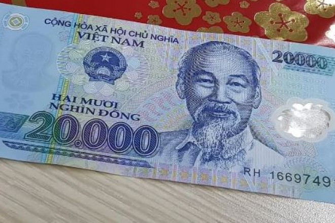20.000 đồng là đồng tiền có mệnh giá cao thứ năm của Việt Nam. Ảnh: Facebook