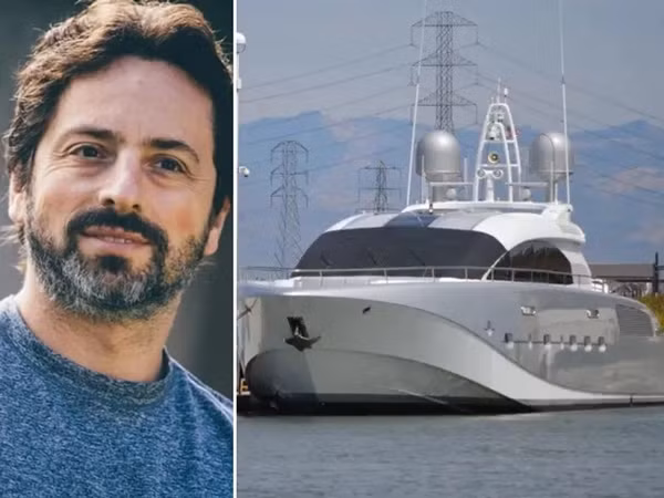 Tỷ phú Sergey Brin sở hữu du thuyền trị giá hơn 76 triệu USD có tên Dragonfly.