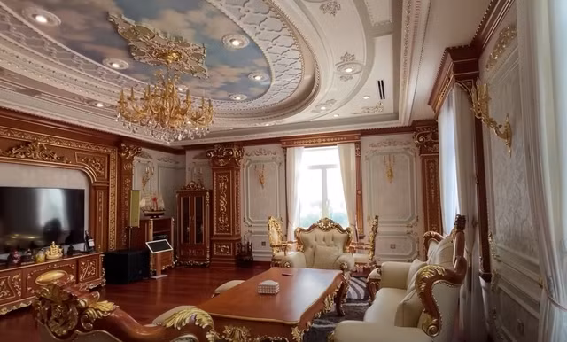 Không gian phòng khách ở tầng 2. Ảnh: Độc lạ Bình Dương