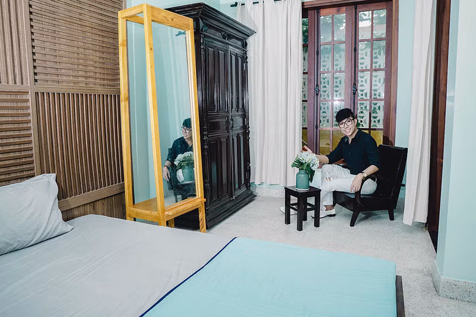 Vì gia đình đông anh em, con cháu nên căn nhà thiết kế khá nhiều phòng ngủ. Ảnh: Dân Việt