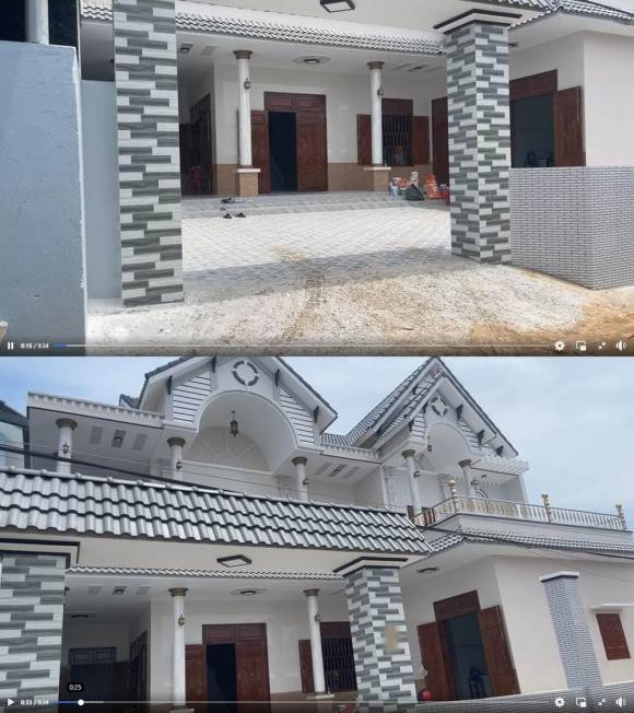 Trong nhà chia nhiều phòng vừa làm chỗ ở cho các thành viên gia đình vừa tiếp khách tới chơi mỗi khi có dịp. Ảnh: FBNV