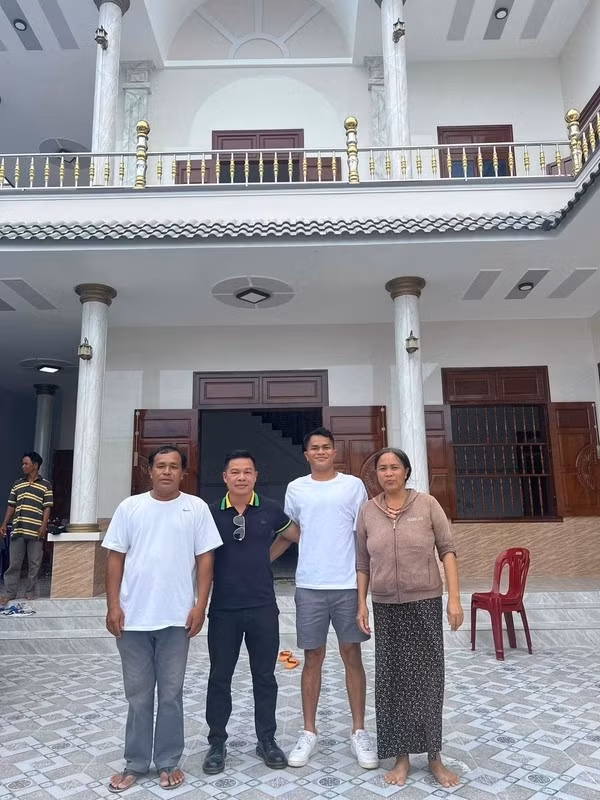 Căn nhà gồm 2 tầng, khang trang, khá rộng rãi. Ảnh: FB Dụng Quang Nho