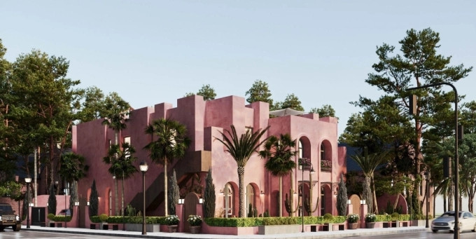 Mới đây, cộng đồng mạng xôn xao truyền tay nhau bản vẽ 3D về căn biệt thự được cho là của Á hậu Phương Nhi.