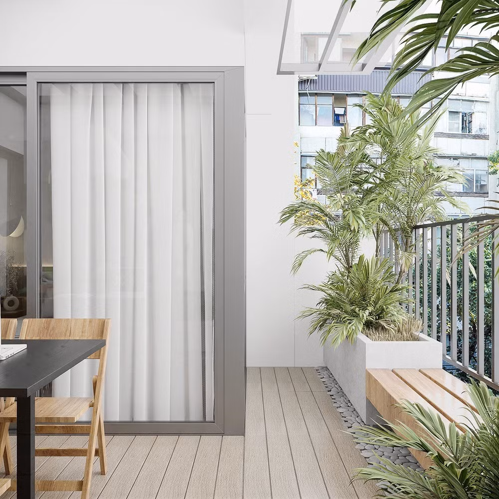 Đây là không gian thư giãn của gia đình diễn viên Cao Thái Hà.