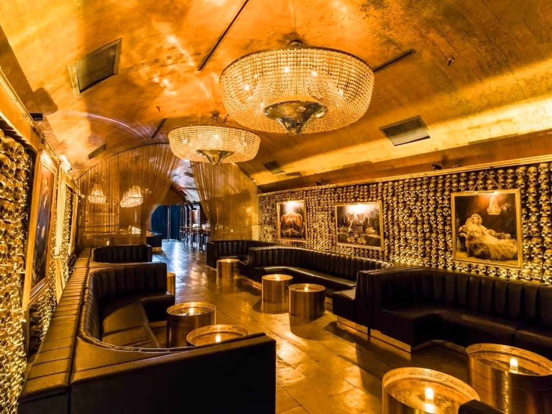 Máy bay gây choáng ngợp bởi có nội thất mạ vàng. Máy bay còn có phòng khách, phòng ngủ, phòng tắm và phòng ngai vàng dành cho quốc vương. Ảnh: BI