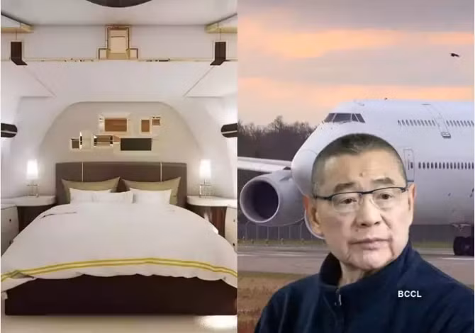 Joseph Lau - ông trùm bất động sản Hong Kong sở hữu một chiếc Boeing 747-8 VIP, phiên bản tùy chỉnh của Boeing 747-8, một trong những máy bay chở khách lớn nhất và tiên tiến nhất trên thế giới. Ảnh: Indiatimes