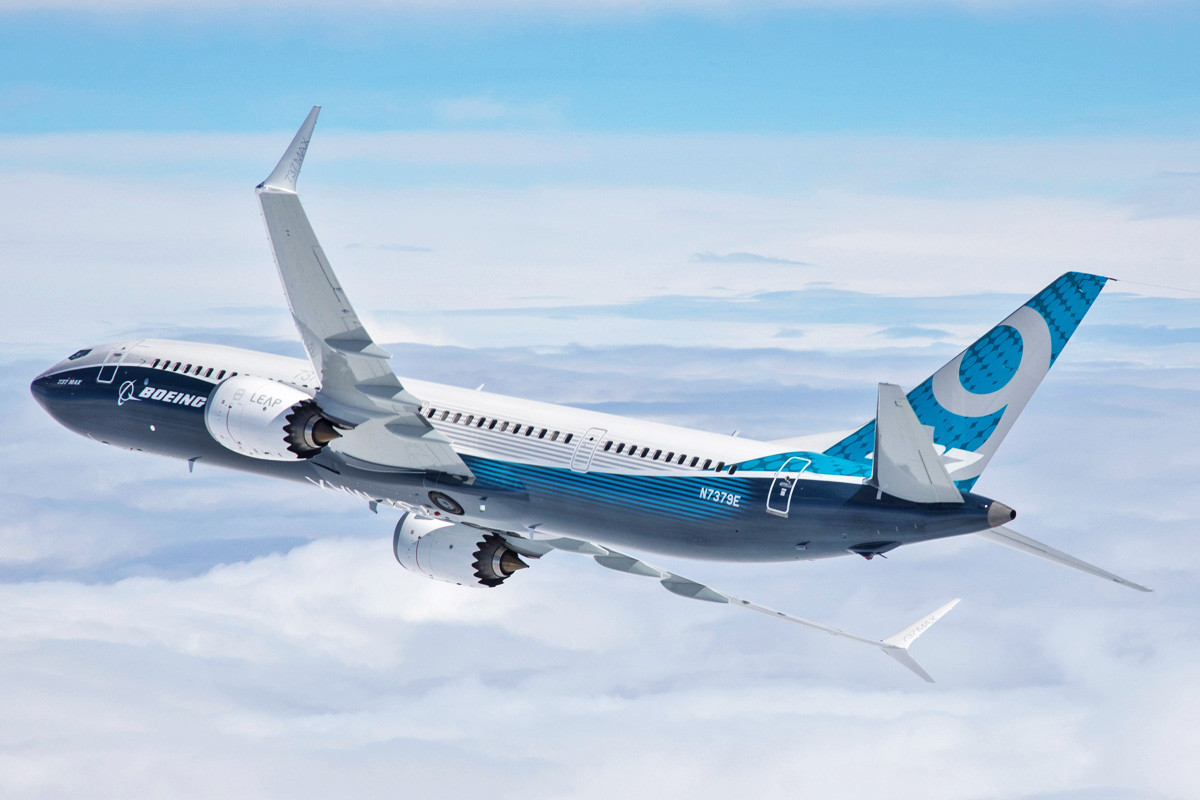 Boeing 737 Max 9 nổi bật với buồng lái công nghệ cao, thân máy làm bằng vật liệu composite bền bỉ. Ảnh: Boeing