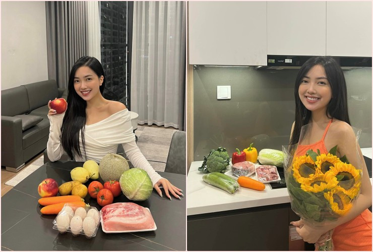 Trong khi đó, căn hộ của Hà Đức Chinh - Mai Hà Trang khá rộng rãi với tông màu nâu xám làm chủ đạo. Ảnh: FBNV