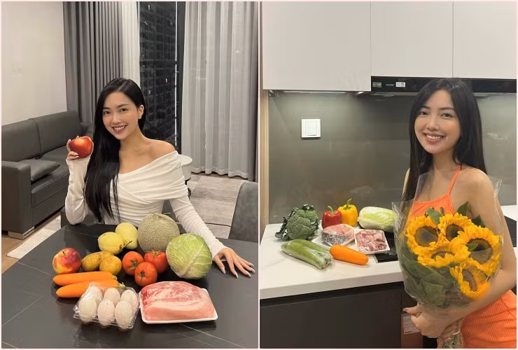 Trong khi đó, căn hộ của Hà Đức Chinh - Mai Hà Trang khá rộng rãi với tông màu nâu xám làm chủ đạo. Ảnh: FBNV